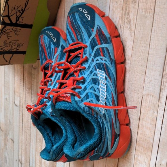Montrail Fluidflex FKT Women's Running Shoe 8 blue & orange red - Picture 5 of 16